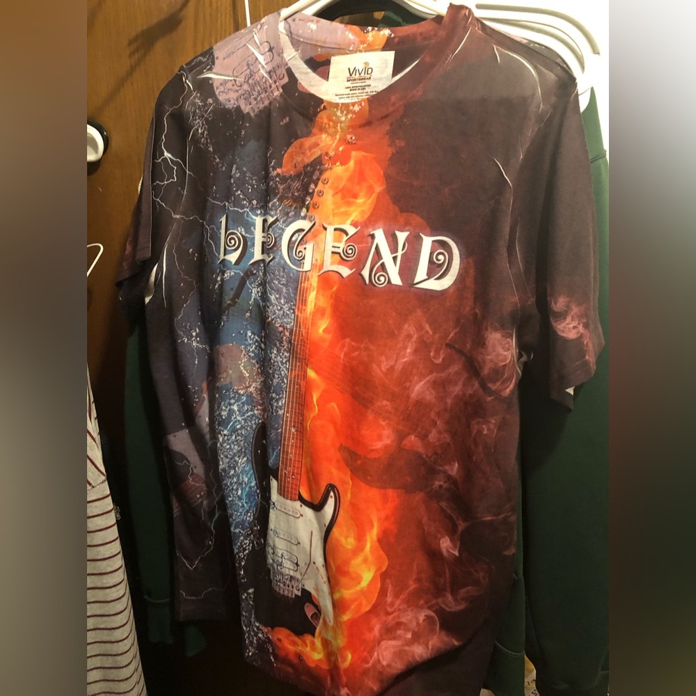 COPY - Vivid Sublimation Unisex Guitar Tee- 730 *tee deal $20 or $15 w/offer